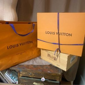 Louis Vitton Gift Box and Shopping Bag